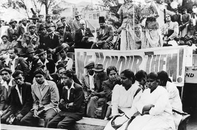 Indian passive resistance in South Africa 1946