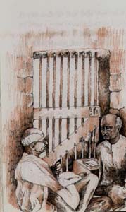 Gandhiji in jail