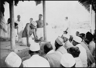 Gandhiji Teaching