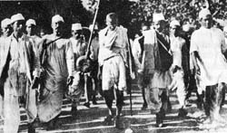 The march to Dandi, 1930